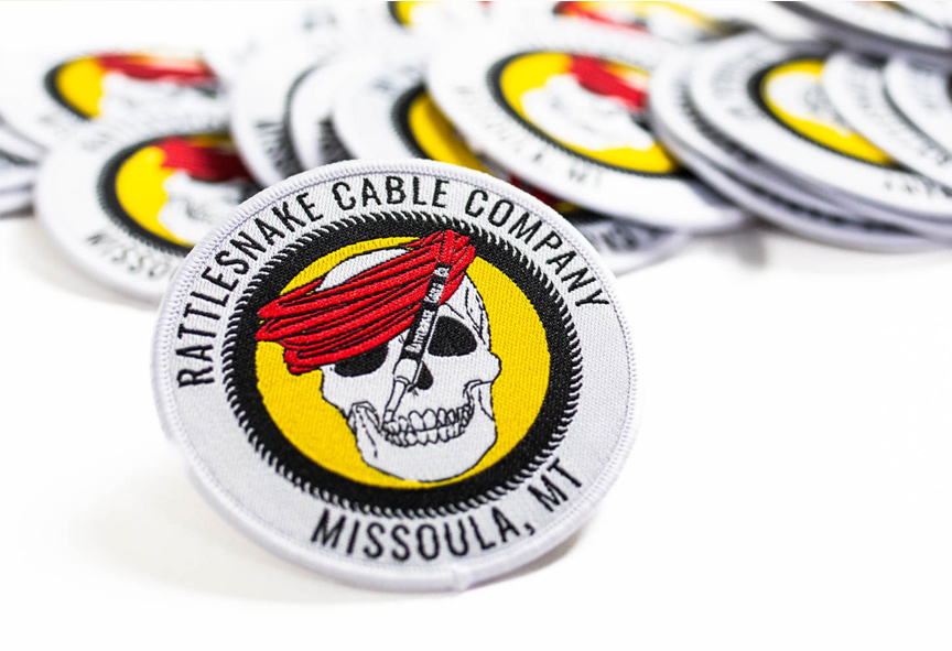 Skully Woven Patch
