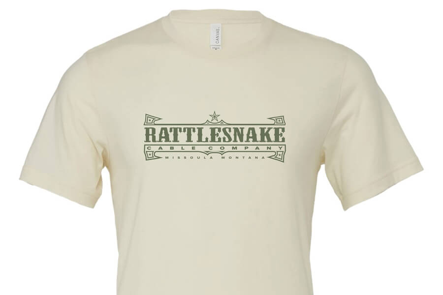 T-Shirt Long Logo Cream